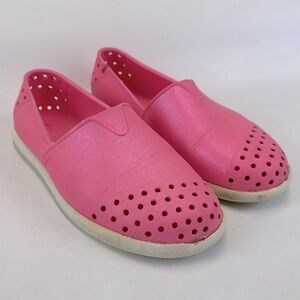 NATIVE Verona Girls Pink Slipon Waterproof Shoes Size J2